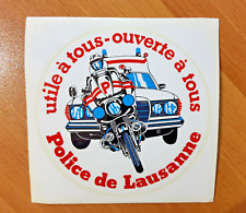 Autocollant sticker police d'occasion  Francheville