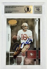 2003 Leaf Certified Materials #139 Joe Montana autógrafo SF 49ers BGS 10 comprar usado  Enviando para Brazil