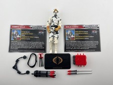 Boneco GI Joe STORM SHADOW 3,75" branco camuflado Cobra Ninja Classic Clash 50th Ani. comprar usado  Enviando para Brazil