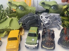 Usado, Pistas de corrida de dinossauro trem flexível conjunto de pista de carro com 4 carros elétricos comprar usado Usado, Pistas de corrida de dinossauro trem flexível conjunto de pista de carro com 4 carros elétricos comprar usado  Enviando para Brazil