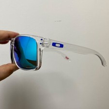 Óculos de sol Oakley Holbrook XL OO9417 masculino lentes azuis armação transparente comprar usado  Enviando para Brazil