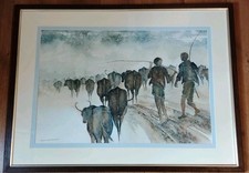 Large original watercolour for sale  ROYSTON