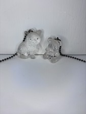 VINTAGE ACRÍLICO TRANSPARENTE URSINHO DE PELÚCIA E GATO VENTILADOR DE TETO-LUZ-LÂMPADA-CORRENTE PUXADOR, usado comprar usado  Enviando para Brazil