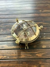 Navire nautique moderne rétro scène laiton cloison murale pont luminaire, usado comprar usado  Enviando para Brazil