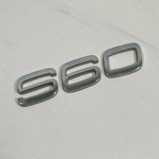 2001-2009 Volvo S60 2.4T emblema logotipo letras números porta-malas traseiro B2597 cromado comprar usado  Enviando para Brazil