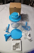 Usado, Tupperware POWER CHEF SYSTEM Azul também conhecido como Supersonic Extra - CONJUNTO Processador de Alimentos comprar usado  Enviando para Brazil