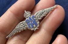 silver enamel raf brooch for sale silver enamel raf brooch for sale LONDON