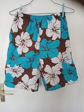 Bermuda marron bleu d'occasion  Guise
