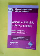 Dyslexie difficultés scolaire d'occasion  France