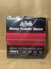 La Bella 760FL Deep Talkin' Bass Flatwound cordas de baixo - 4 cordas - Leve comprar usado  Enviando para Brazil