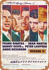 METAL SIGN - Ocean's 11 1965 Rat Pack - Vintage Look Reproduction, usado comprar usado  Enviando para Brazil