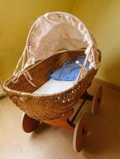 Babywiege weidenkorb holzschei gebraucht kaufen  Oberhausen