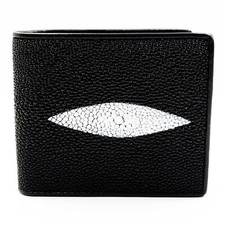 Usado, Nova Carteira Masculina Bi-Fold Preta Couro Genuíno Ray Skin Frete Grátis. comprar usado  Enviando para Brazil