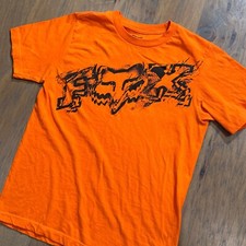 Usado, Camisa masculina Fox Racing S laranja estampa gráfica premium motocross circuito profissional motociclista comprar usado  Enviando para Brazil