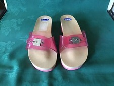 Scholl wooden clog for sale  WATLINGTON