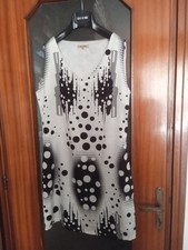 Vestito bianco nero usato  Barletta