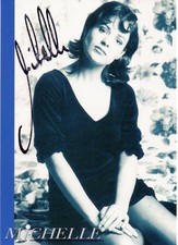 Michelle autogramm karte gebraucht kaufen  Deutschland