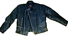 Leather motorcycle jacket for sale  SHERBORNE
