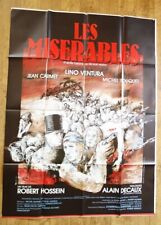 MISERÁVEIS Lino Ventura Victor Hugo original GRANDE pôster do filme francês '82, usado comprar usado  Enviando para Brazil