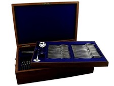 Sterling silver canteen for sale  NEWCASTLE UPON TYNE