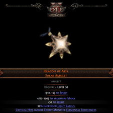 PATH OF EXILE 2 💎BEACON OF AZIS💎 HUNTRESS NAJLEPSZY AMULET💎 NOWA LIGA POE2 na sprzedaż  PL