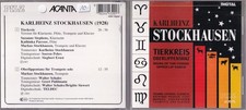 Karlheinz stockhausen tierkrei gebraucht kaufen  Potsdam