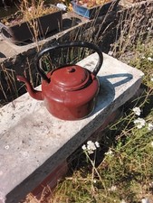 Vintage kettle enamel for sale  WINCHESTER
