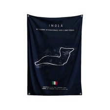 Bandeira de circuito de corrida motorizada 3x5 pés - Imola, Le Mans, Mônaco, Spa GRÁTIS PP comprar usado  Enviando para Brazil