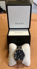Relógio masculino Gucci 126 G-Timeless mostrador azul aço inoxidável YA126282  comprar usado  Enviando para Brazil