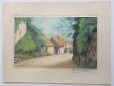 Gravure aquatinte signée d'occasion Gravure aquatinte signée d'occasion  Mantes-la-Jolie