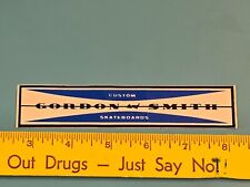 ADESIVO VINTAGE ANOS 70 G&S GORDON & SMITH WONKERS KRYPTONICS NOS SURF SKATEBOARD DECK comprar usado  Enviando para Brazil