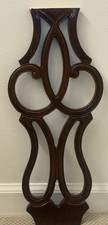 CADEIRA DE MESA ANTIGA ESTILO CHIPPENDALE ESCULPIDA EM MOGNO encosto de madeira para descanso comprar usado  Enviando para Brazil