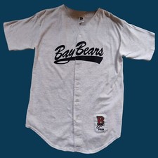 Camiseta Mobile Bay Bears Minor League Baseball DEFUNCT TEAM Cinza Tamanho M comprar usado  Enviando para Brazil