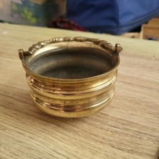 Small brass cauldron for sale  BEDFORD
