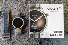 Smartwatch Amazfit Balance com 2 pulseiras de tecido + muitas pulseiras extras, usado comprar usado Smartwatch Amazfit Balance com 2 pulseiras de tecido + muitas pulseiras extras, usado comprar usado  Enviando para Brazil