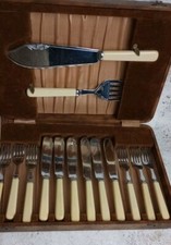 Vtg fish cutlery for sale  DARTMOUTH