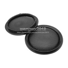Capa de alto-falante tweeter 2x 1" polegada 43mm círculo decorativo grade de malha de metal preta, usado comprar usado  Enviando para Brazil