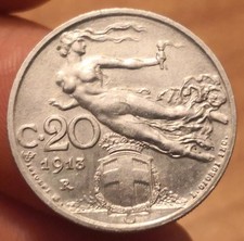 Moneta centesimi 1913 usato  Olbia