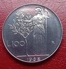 Repubblica italiana 100 usato  Roccabianca