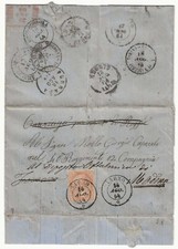 1863 regno italia usato  Motta Visconti
