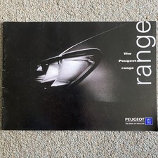 Peugeot range brochure for sale  YORK
