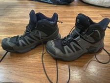 Botas de caminhada Salomon X Ultra 4 Mid GTX masculinas 12 preto cinza trilha impermeável, usado comprar usado Botas de caminhada Salomon X Ultra 4 Mid GTX masculinas 12 preto cinza trilha impermeável, usado comprar usado  Enviando para Brazil