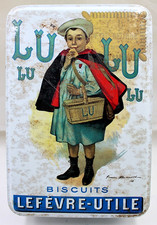 Boîte ancienne biscuits d'occasion  Vezin-le-Coquet