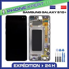 ECRAN OLED VITRE SUR CHASSIS POUR SAMSUNG GALAXY S10 PLUS NOIR G975F + OUTILS comprar usado  Enviando para Brazil