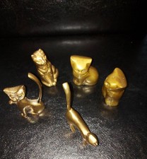 Katzenfiguren messing stück gebraucht kaufen  Hannover