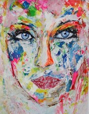 Original acrylique painting d'occasion  Lorgues