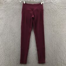Usado, Leggings femininas Victorias Secret esporte tornozelo XS (real 23x28) Borgonha cintura média comprar usado  Enviando para Brazil