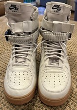 NIKE SF AF1 857872 004 High Fancy Light Bone Air Force 1 EUA 9.5 NOVAS solas de goma comprar usado  Enviando para Brazil