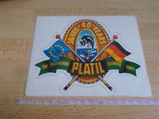 Autocollant pêche platil d'occasion  Toulon-