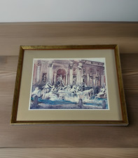 Framed trevi fountain for sale  Grimes